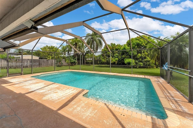 16040 SW 287th St, Homestead, FL 33033 - swimming pool featuring a patio and a lanai