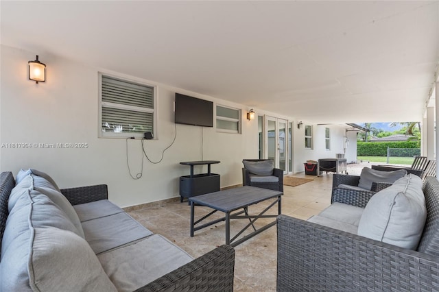 6301 Lake Geneva Rd, Miami Lakes, FL 33014 - view of patio / terrace with an outdoor living space