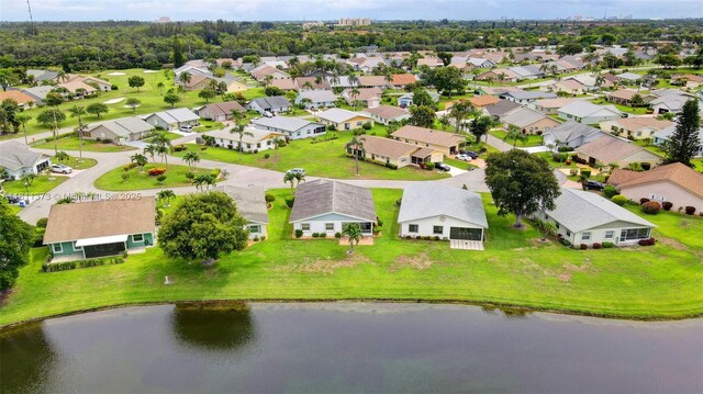 3810 Rowena Cir, West Palm Beach, FL 33417 - aerial perspective of suburban area featuring a large body of water