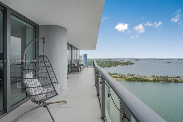 3131 NE 7th Ave Unit 3306, Miami, FL 33137 - balcony with a water view