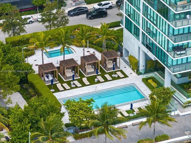 3131 NE 7th Ave Unit 3306, Miami, FL 33137 - aerial view of a pool area