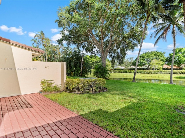 9530 Alcazar Ln, Davie, FL 33324 - view of green lawn with a water view