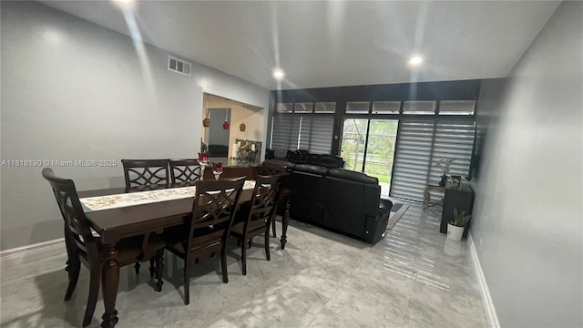 11040 S Lakeview Dr, Pembroke Pines, FL 33026 - dining space with baseboards