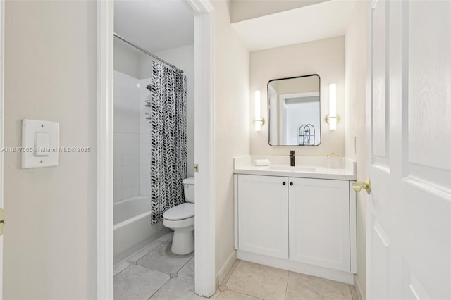 16710 NW 12th St, Pembroke Pines, FL 33028 - bathroom featuring vanity, tile patterned flooring, and shower / bath combo