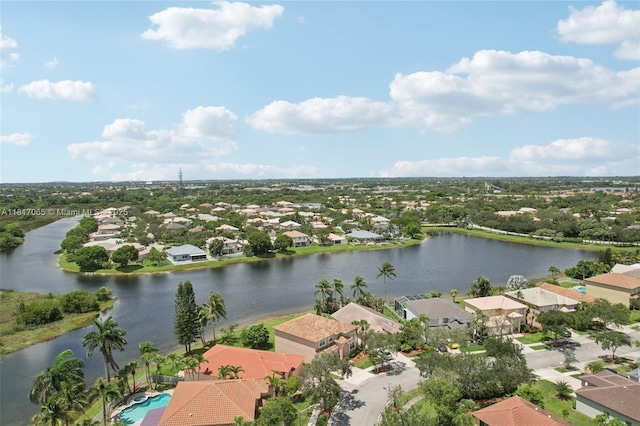 16710 NW 12th St, Pembroke Pines, FL 33028 - aerial view of residential area featuring a large body of water