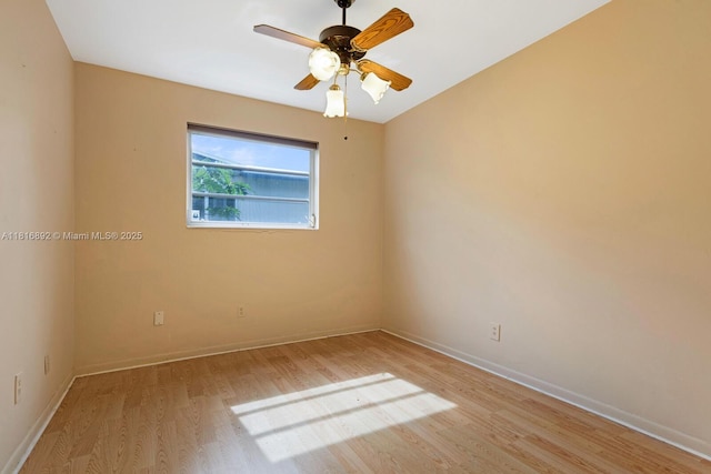 8980 SW 59th St, Miami, FL 33173 - unfurnished room featuring light wood finished floors and ceiling fan