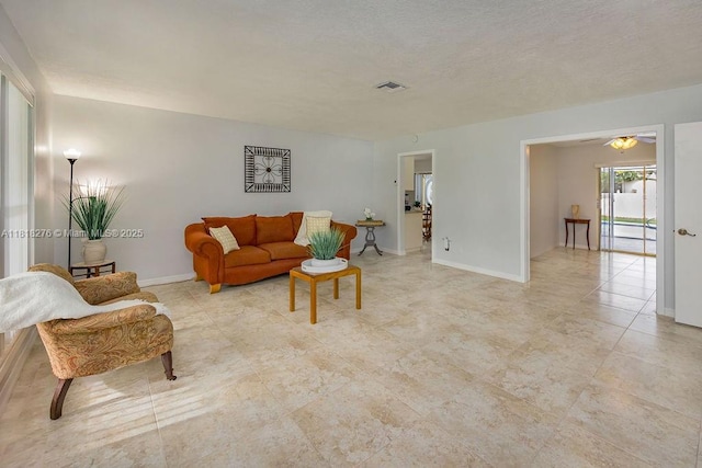 1801 N 55th Ave, Hollywood, FL 33021 - living room with baseboards