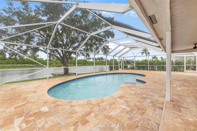 2256 SW 183rd Ter, Miramar, FL 33029 - view of swimming pool featuring a patio and a lanai