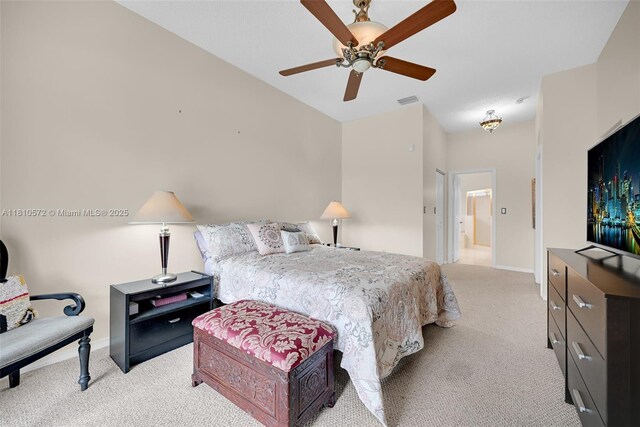 2775 Dunwoodie Pl, Homestead, FL 33035 - carpeted bedroom with baseboards and a ceiling fan