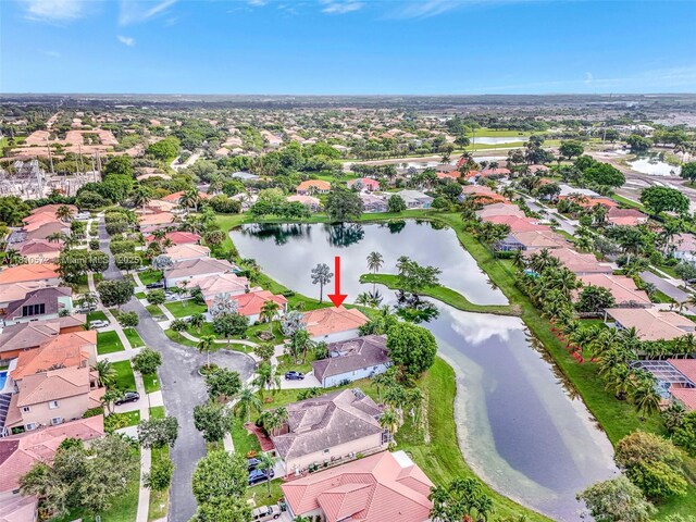 2775 Dunwoodie Pl, Homestead, FL 33035 - aerial view of residential area with a large body of water