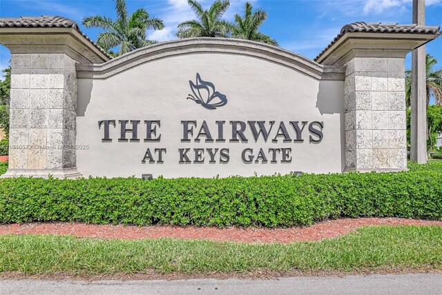 2775 Dunwoodie Pl, Homestead, FL 33035 - view of community sign