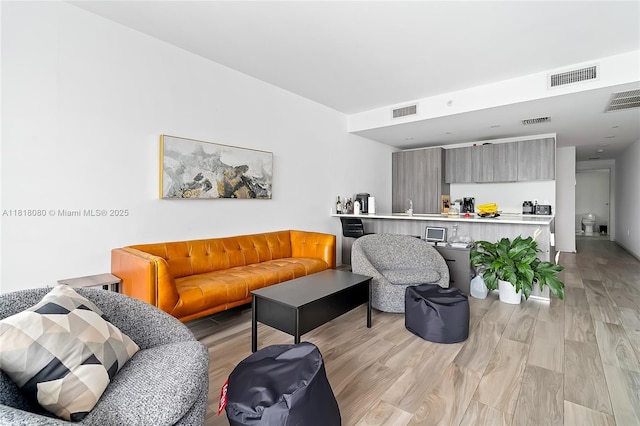 801 S Miami Ave Unit 3704, Miami, FL 33130 - living room with light wood-type flooring