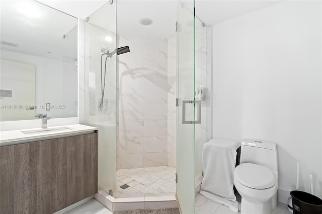 801 S Miami Ave Unit 3704, Miami, FL 33130 - bathroom featuring a stall shower and vanity