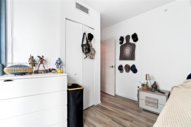 801 S Miami Ave Unit 3704, Miami, FL 33130 - kitchen with light wood-style flooring and light countertops
