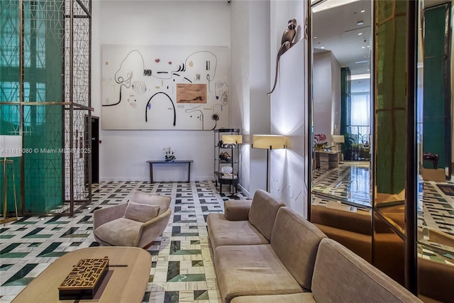 801 S Miami Ave Unit 3704, Miami, FL 33130 - building lobby with a high ceiling