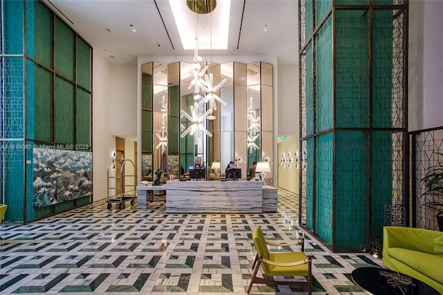 801 S Miami Ave Unit 3704, Miami, FL 33130 - lobby featuring a towering ceiling
