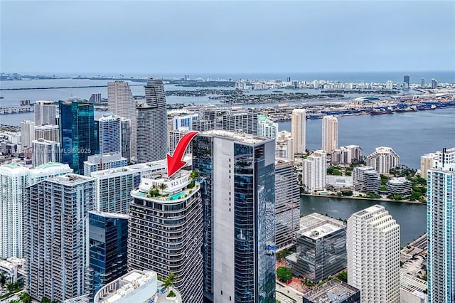801 S Miami Ave Unit 3704, Miami, FL 33130 - city view featuring a nearby body of water
