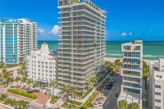 3737 Collins Ave Unit S-403, Miami Beach, FL 33140 - view of apartment building / complex featuring a water view and a view of city
