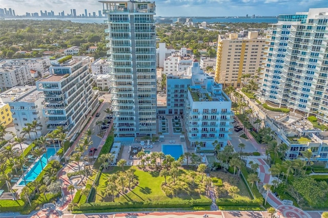 3737 Collins Ave Unit S-403, Miami Beach, FL 33140 - view of urban area featuring a pool area
