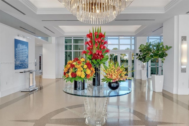 3737 Collins Ave Unit S-403, Miami Beach, FL 33140 - community lobby featuring crown molding