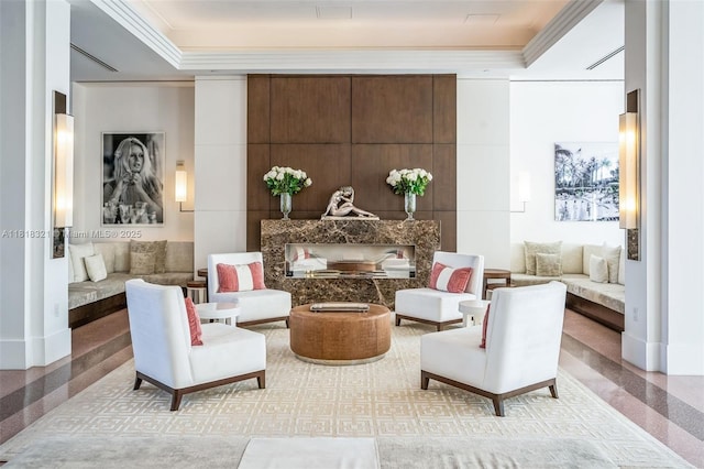 3737 Collins Ave Unit S-403, Miami Beach, FL 33140 - common area with ornamental molding