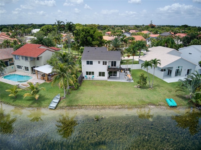 17805 NW 21st St, Pembroke Pines, FL 33029 - aerial perspective of suburban area with a pool