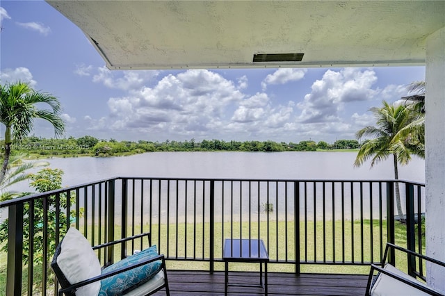 17805 NW 21st St, Pembroke Pines, FL 33029 - balcony featuring a water view