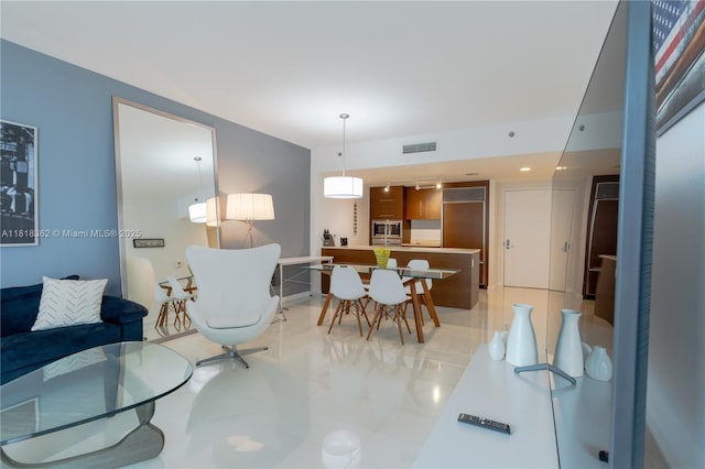 475 Brickell Ave Unit 4511, Miami, FL 33131 - living area with light tile patterned flooring
