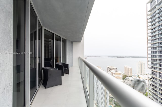 475 Brickell Ave Unit 4511, Miami, FL 33131 - balcony with a water view and a view of city