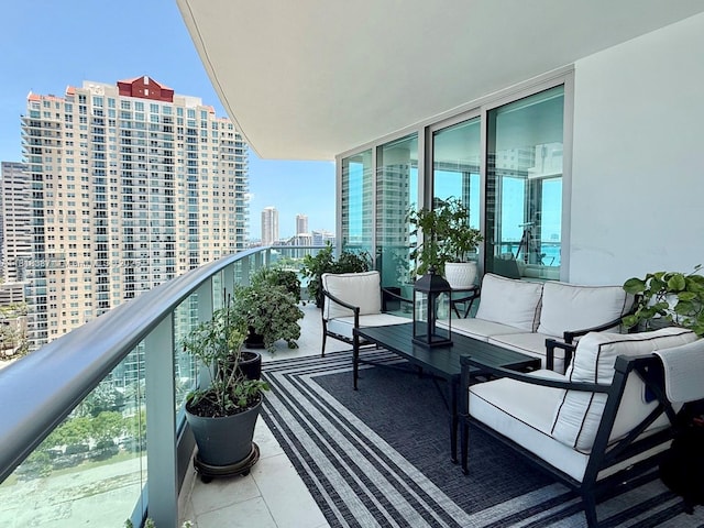 1331 Brickell Bay Dr Unit 2002, Miami, FL 33131 - balcony featuring a city view