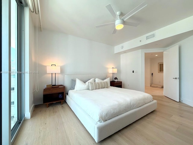 1331 Brickell Bay Dr Unit 2002, Miami, FL 33131 - bedroom featuring light wood-style flooring