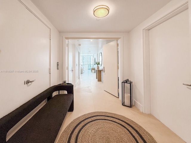 1331 Brickell Bay Dr Unit 2002, Miami, FL 33131 - hall featuring light tile patterned flooring