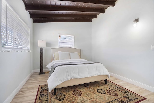1025 SW 22nd Ter, Fort Lauderdale, FL 33312 - bedroom with wood ceiling and light wood-style floors