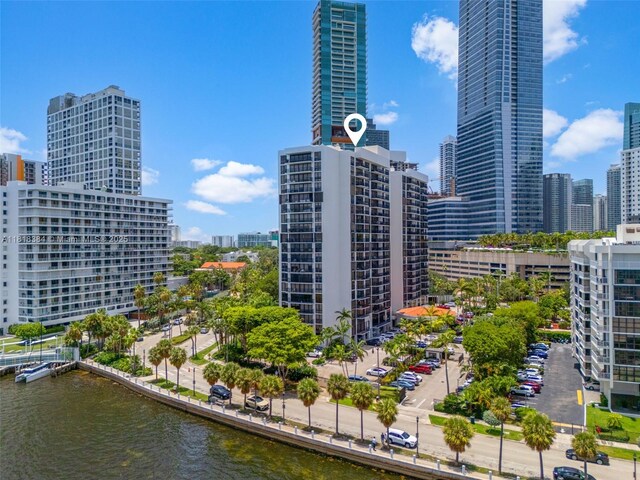 1450 Brickell Bay Dr Unit 806, Miami, FL 33131 - view of city skyline featuring a large body of water