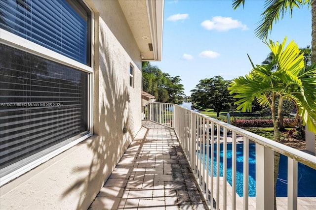3212 NW 64th St, Boca Raton, FL 33496 - balcony featuring view of pool area