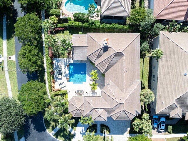 3212 NW 64th St, Boca Raton, FL 33496 - aerial view of a pool