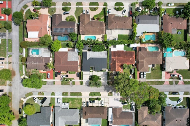 14051 SW 48th St, Miami, FL 33175 - aerial view of property's location with nearby suburban area and a pool area