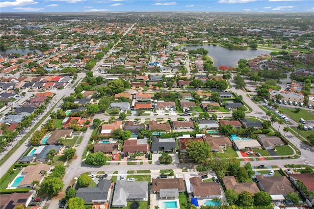 14051 SW 48th St, Miami, FL 33175 - aerial overview of property's location featuring a nearby body of water and nearby suburban area