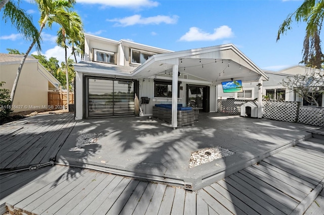 9916 SW 218th Ter, Cutler Bay, FL 33190 - view of wooden terrace