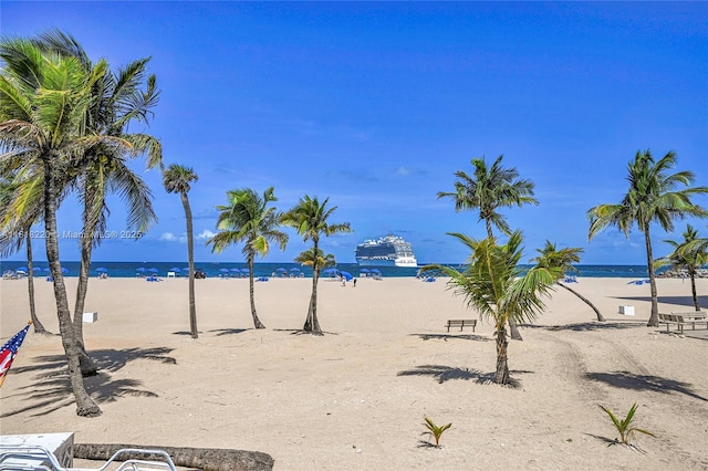 2100 S Ocean Ln Unit 703, Fort Lauderdale, FL 33316 - water view featuring local beach