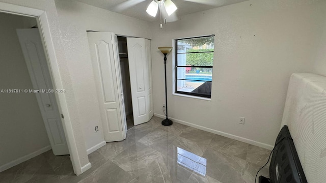 7115 SW 147th Ct, Miami, FL 33193 - unfurnished bedroom with a closet and a ceiling fan