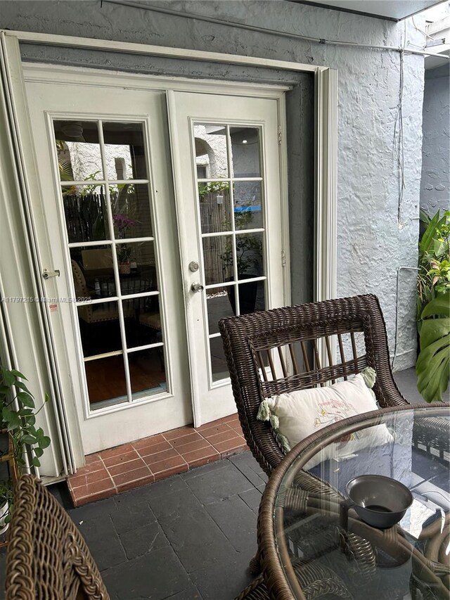 2320 SW 16th Ter, Miami, FL 33145 - doorway to property with stucco siding