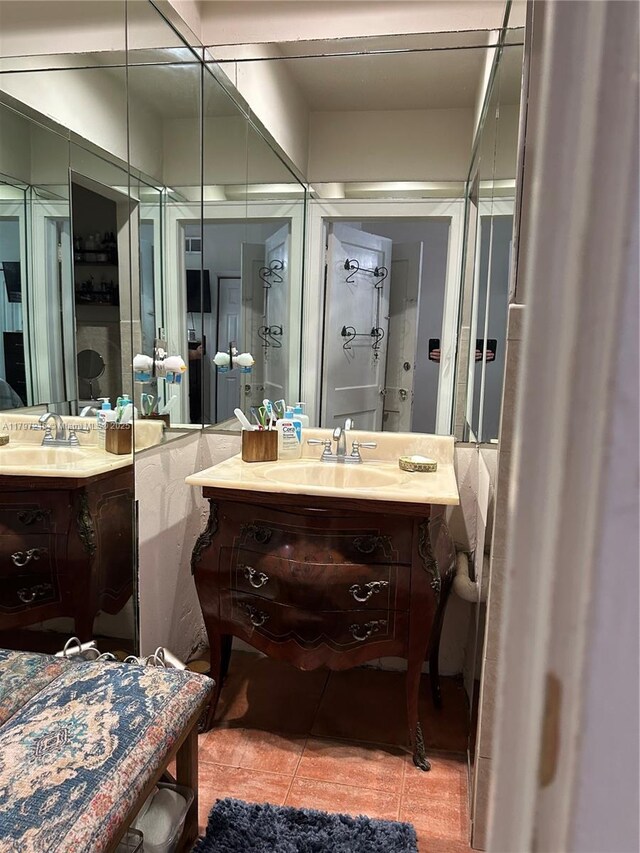 2320 SW 16th Ter, Miami, FL 33145 - bathroom featuring vanity and tile patterned floors