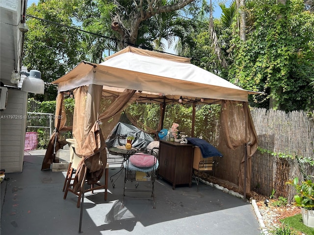 2320 SW 16th Ter, Miami, FL 33145 - view of patio with a gazebo