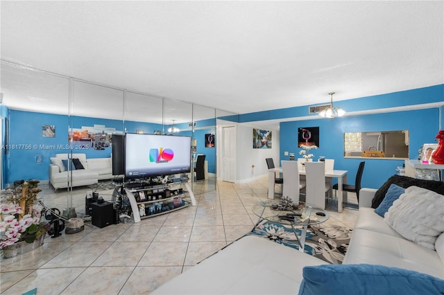 8415 SW 107th Ave Unit 323W, Miami, FL 33173 - living area with a chandelier
