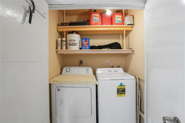 8415 SW 107th Ave Unit 323W, Miami, FL 33173 - washroom featuring separate washer and dryer