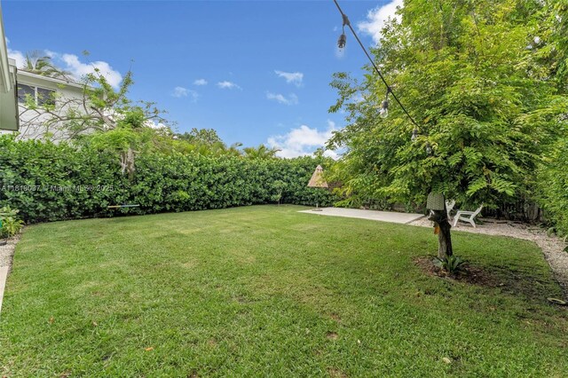 3075 SW 19th St, Miami, FL 33145 - view of green lawn featuring a patio
