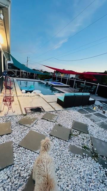 1908 NE 2nd Pl, Cape Coral, FL 33909 - outdoor pool featuring a patio