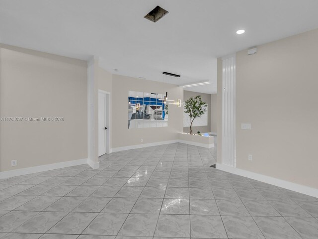 624 Stanton Dr, Weston, FL 33326 - empty room featuring recessed lighting and baseboards