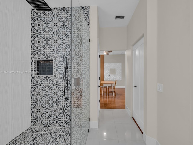 624 Stanton Dr, Weston, FL 33326 - hall with tile patterned flooring and baseboards